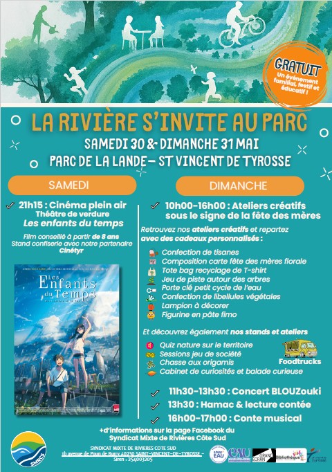 La rivière s'invite au parc - St Vincent de Tyrosse