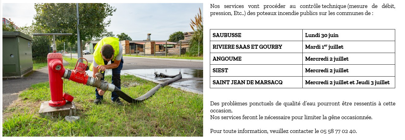 Contrôle Poteaux Incendie